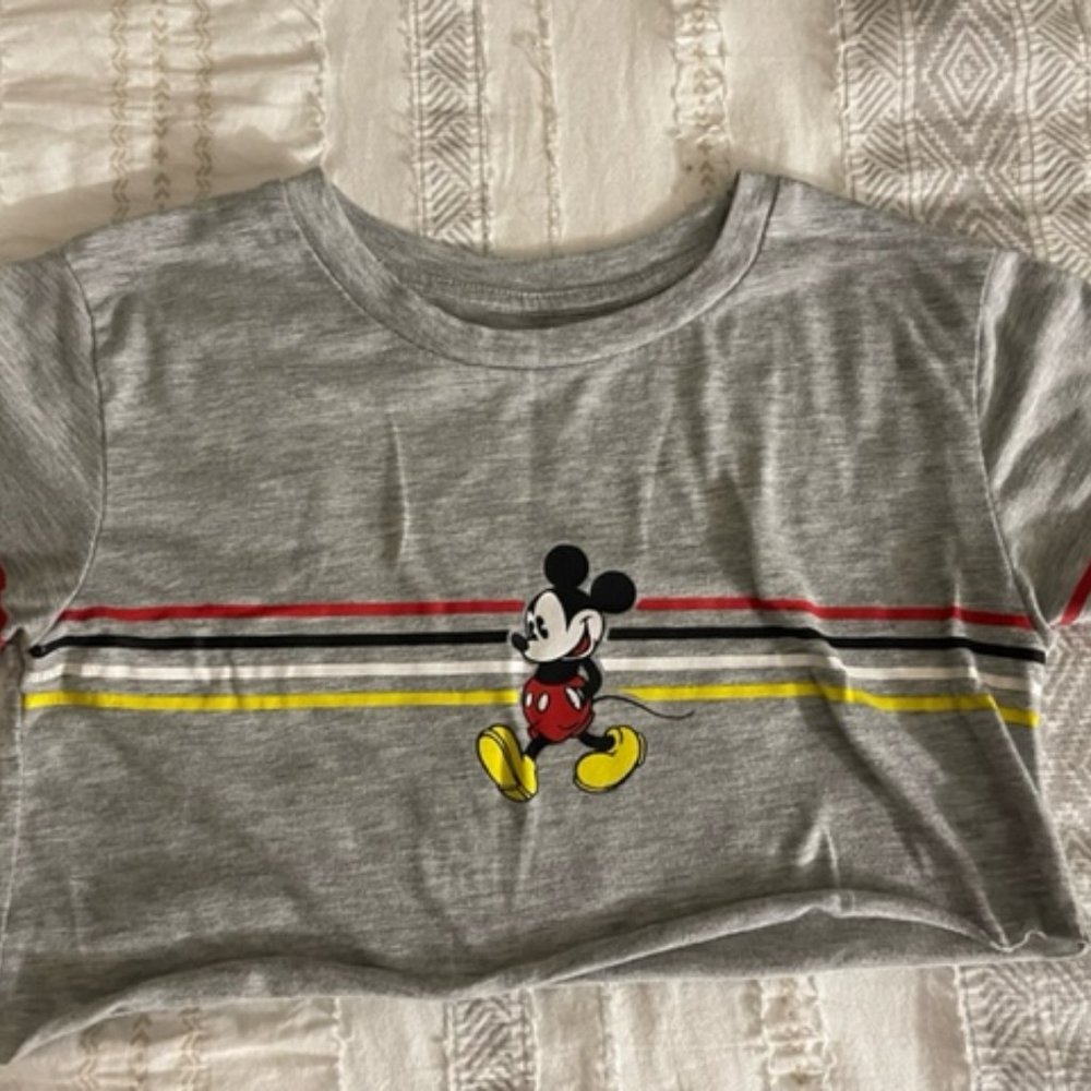 Disney Mickey Mouse Girls Crop Top - Size XS